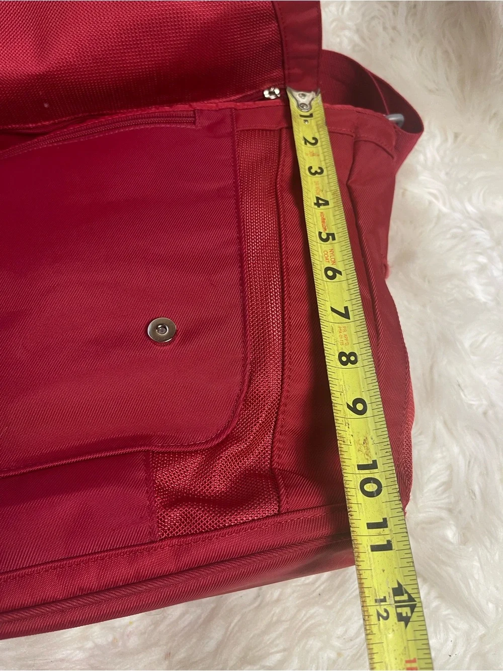 Nike Red Men's Fabric Messenger/ laptop Bag with Adjustable Strap